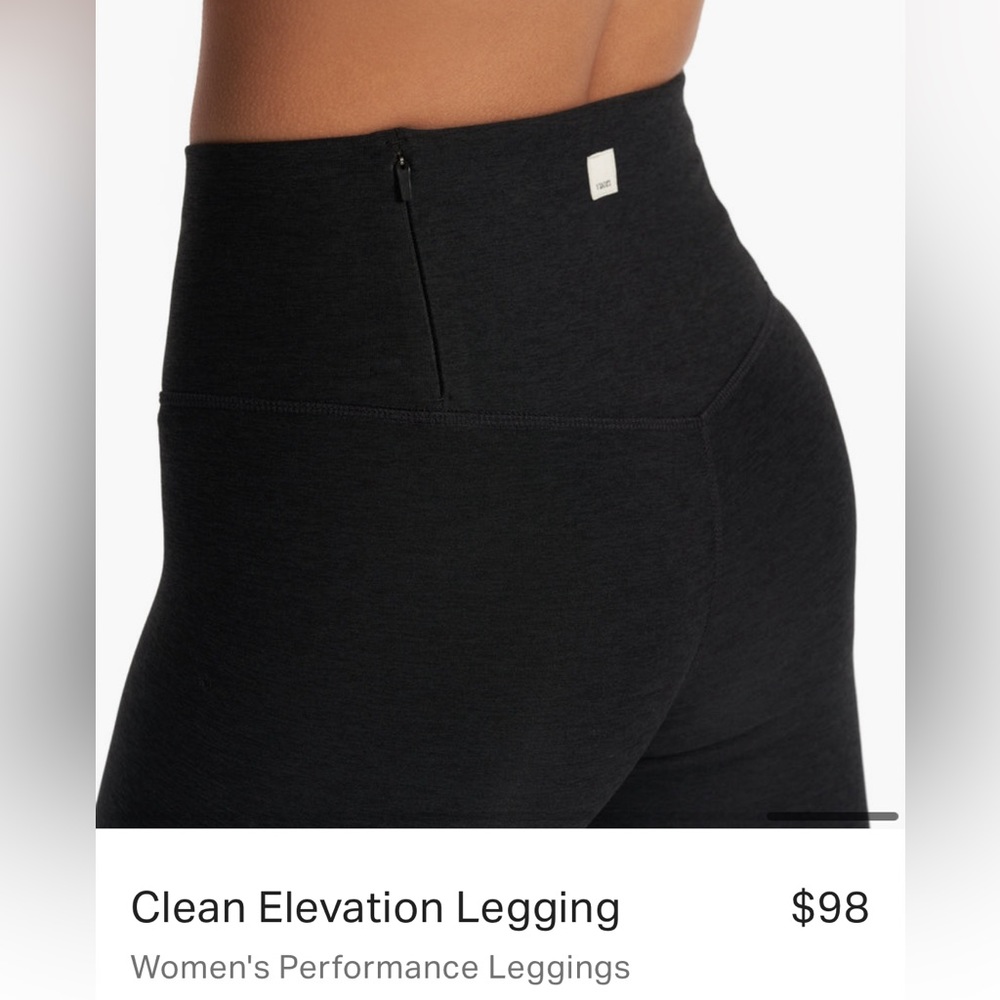 Women’s Vuori Clean Elevation Heathered Black Legging